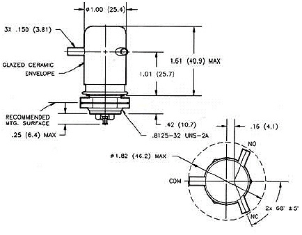 キロバック Kilovac H-19 ガラス真空リレー 20kV耐圧 fkip.unmul.ac.id